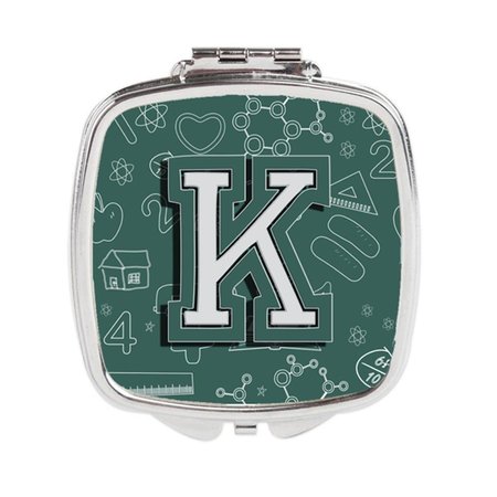 CAROLINES TREASURES Letter K Back to School Initial Compact Mirror CJ2010-KSCM